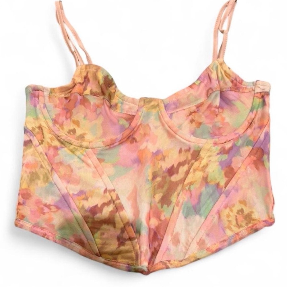 Stradivarius Multicolor Corset Top